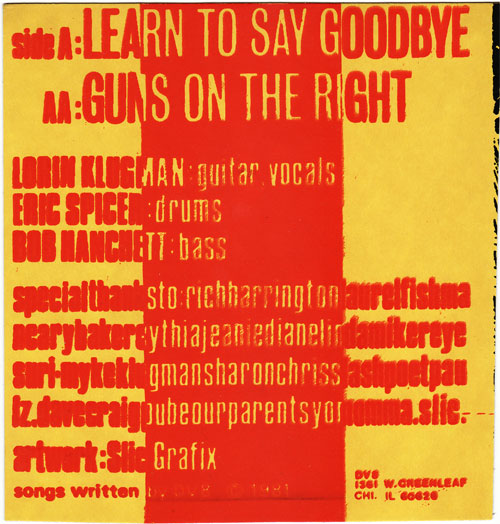 Guns on the Right Back cover